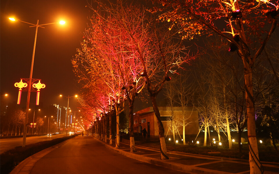 西安城市亮化-楼体亮化-新年亮化